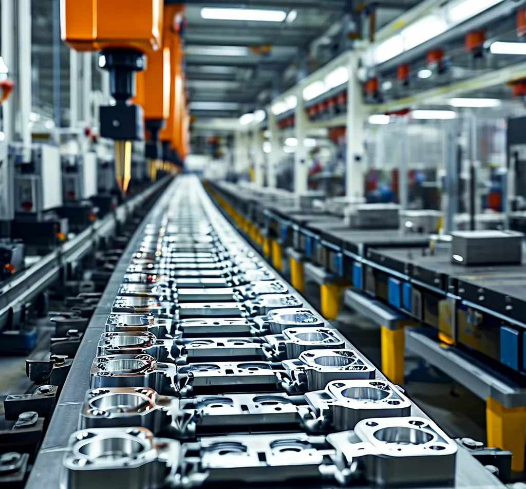 Volume production of cast components